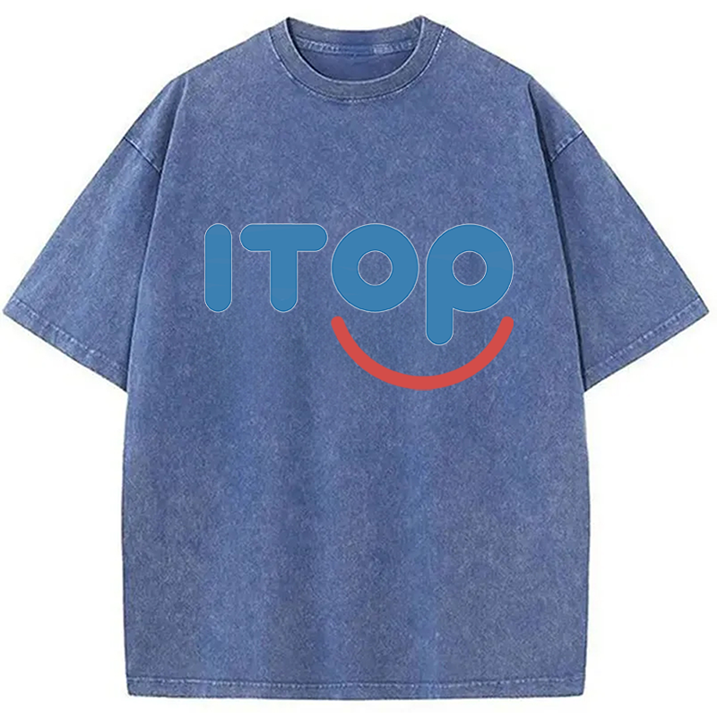 Modecanvas ITOP Parody Lesbian DTG Printing Washed T-Shirt