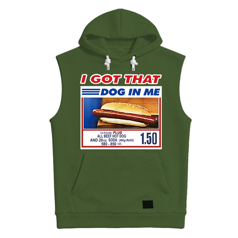 Modecanvas I Got That Dog In Me Hooded Tank