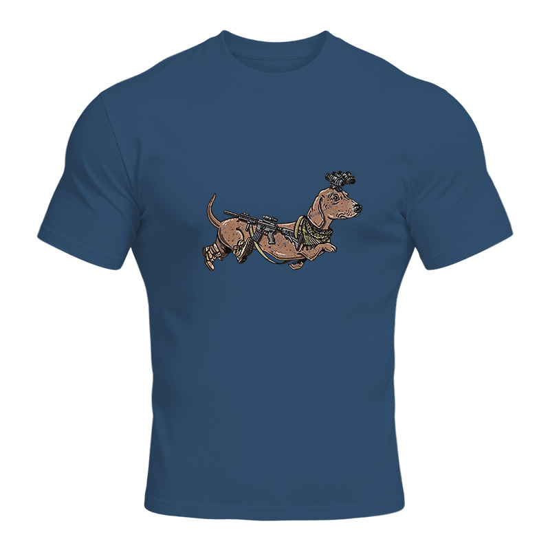 Modecanvas Dachshund Sniper DTG Printing Classic T-Shirt