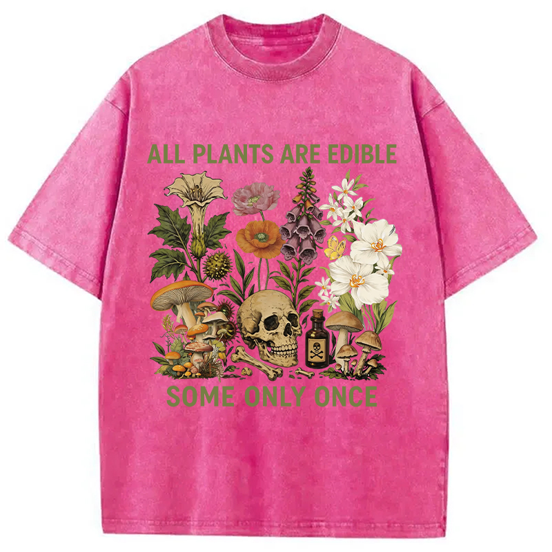 Modecanvas Some Only Once DTG Printing Washed T-Shirt