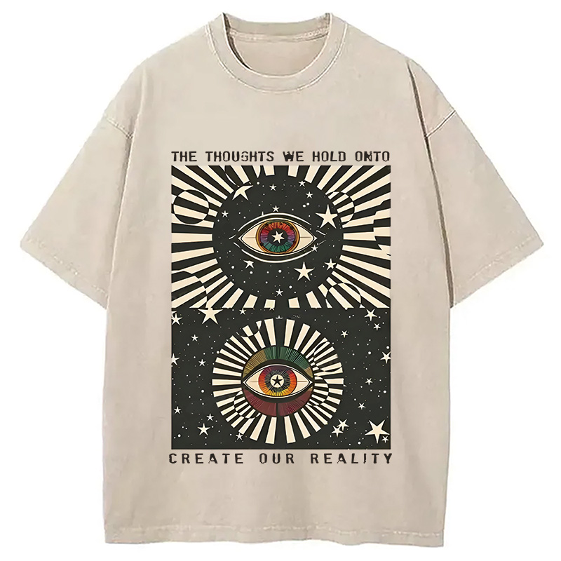 Modecanvas Create Our Reality Washed T-Shirt