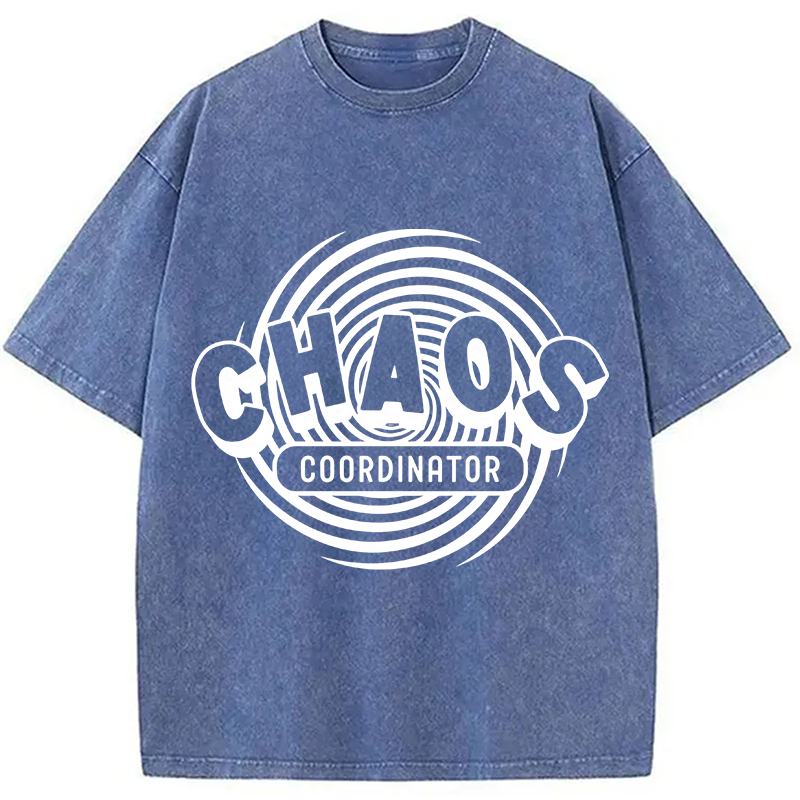 Modecanvas Chaos Coordinator DTG Printing Washed T-Shirt