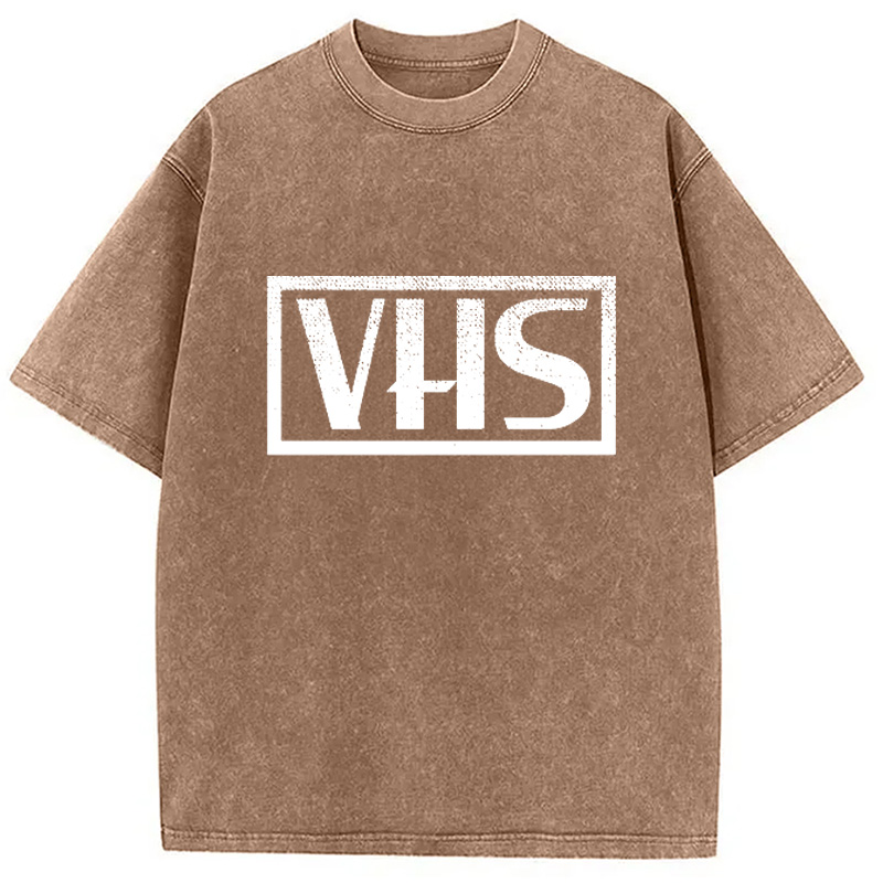Modecanvas VHS Logo Washed T-Shirt
