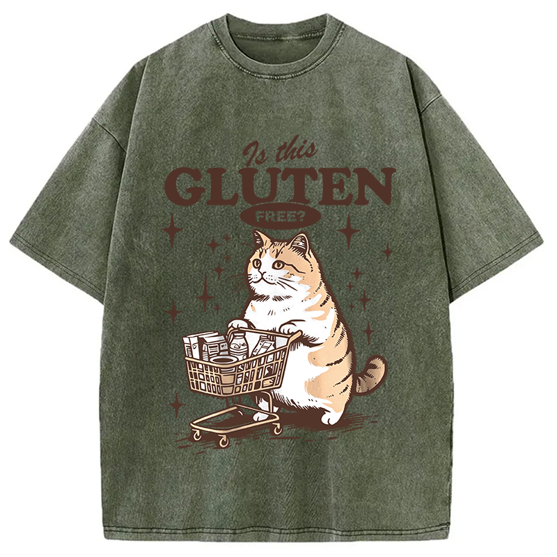 Modecanvas Is This Gluten Free DTG Printing Washed T-Shirt