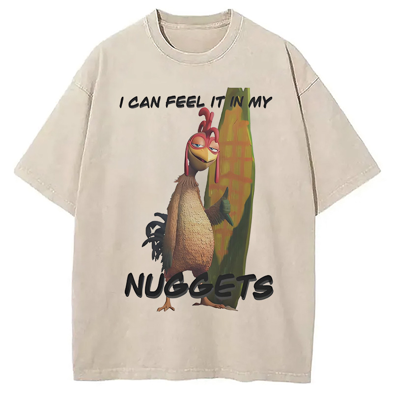 Modecanvas Chicken Joe Washed T-Shirt-modecanvas