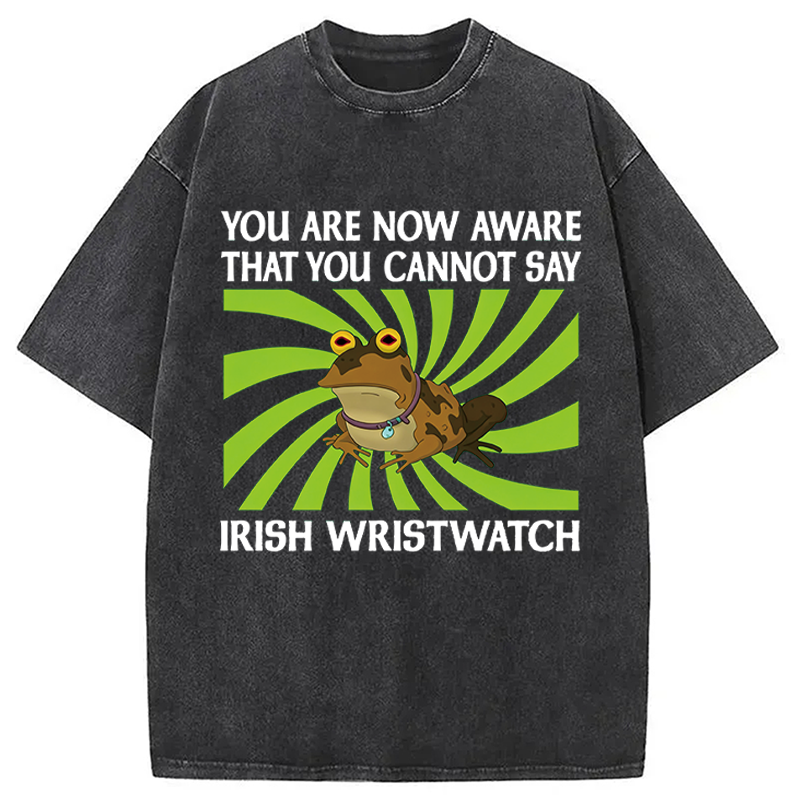 Modecanvas IRISH WRISTWATCH Washed T-Shirt-modecanvas