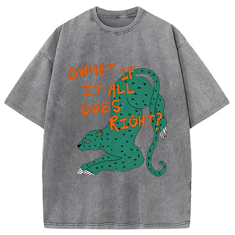 Modecanvas What If DTG Printing Washed T-Shirt