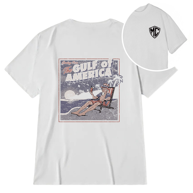 Modecanvas Greetings From The Gulf Of America DTG Printing Back Classic T-Shirt