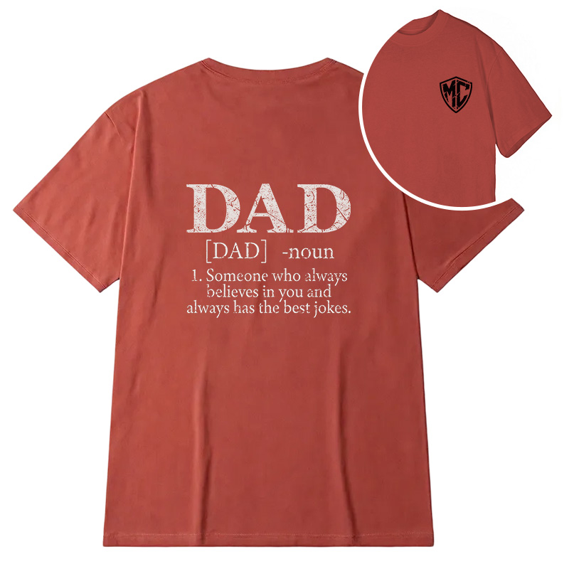 Modecanvas Dad Defined DTG Printing Back Classic T-Shirt