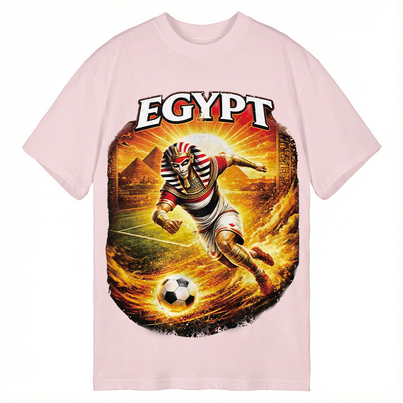 Modecanvas Egypt Soccer DTG Printing Classic T-Shirt-modecanvas