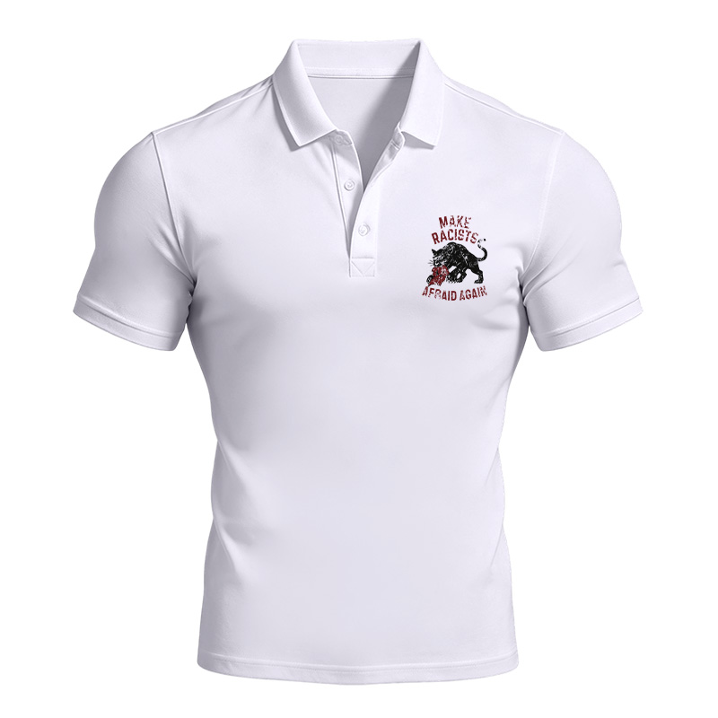 Modecanvas Make Racists Afraid Again Polo Shirt