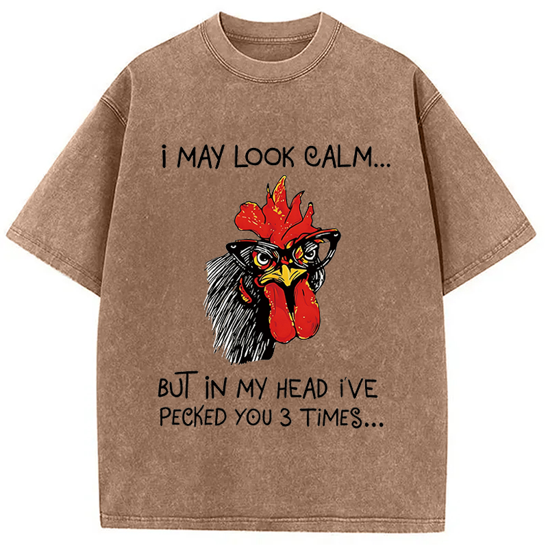 Modecanvas Inner Rebellion DTG Printing Washed T-Shirt-modecanvas