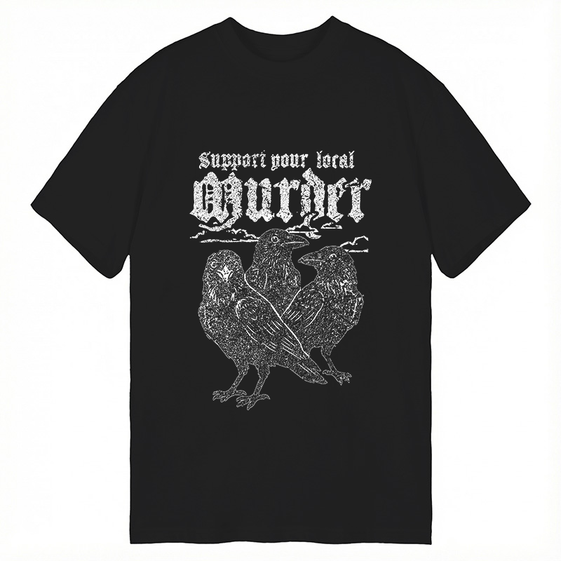 Modecanvas Support Your Local Murder DTG Printing Classic T-Shirt