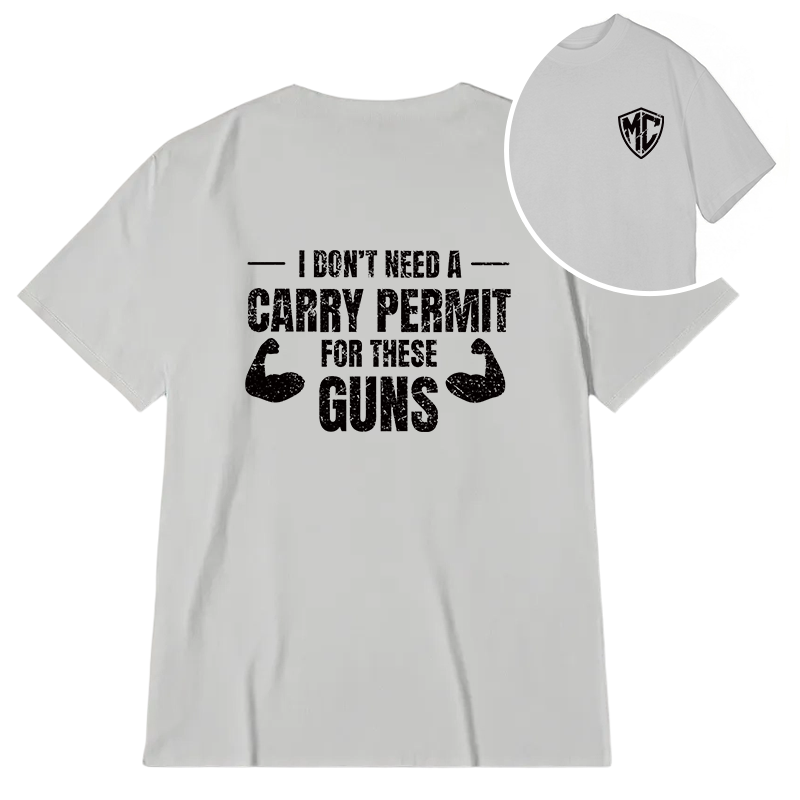 Modecanvas I Don't Need DTG Printing Back Classic T-Shirt