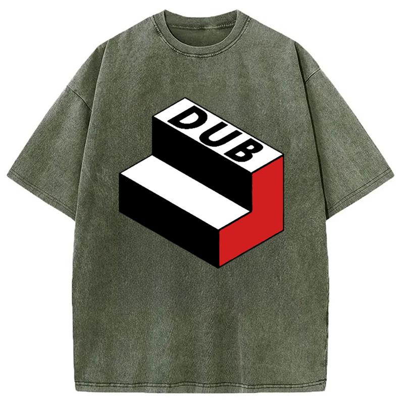 Modecanvas Dubstep Funny Washed T-Shirt