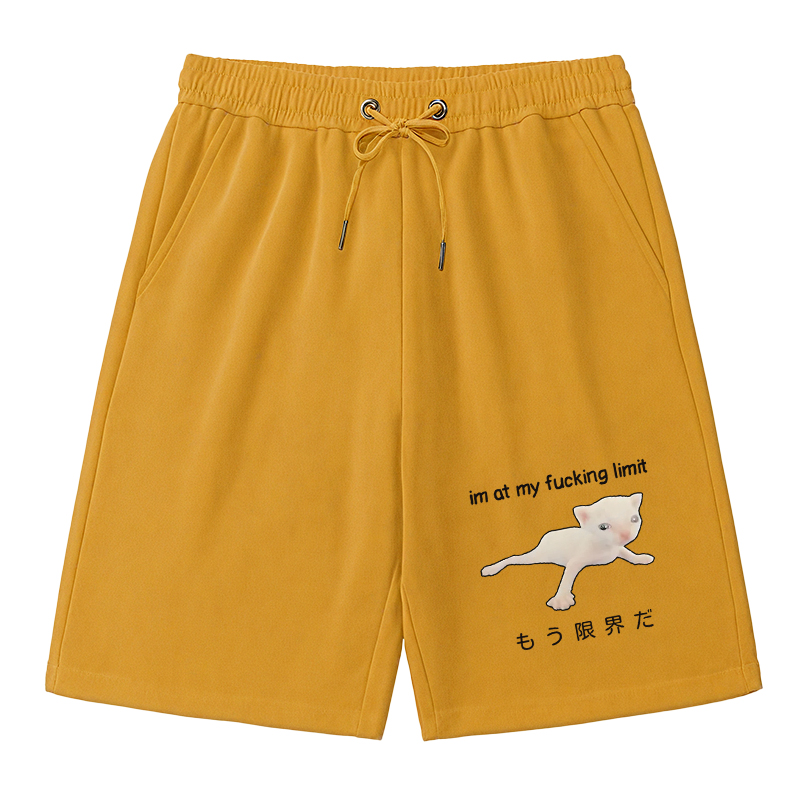 Modecanvas Cat Reaching Its Limit Classic Short