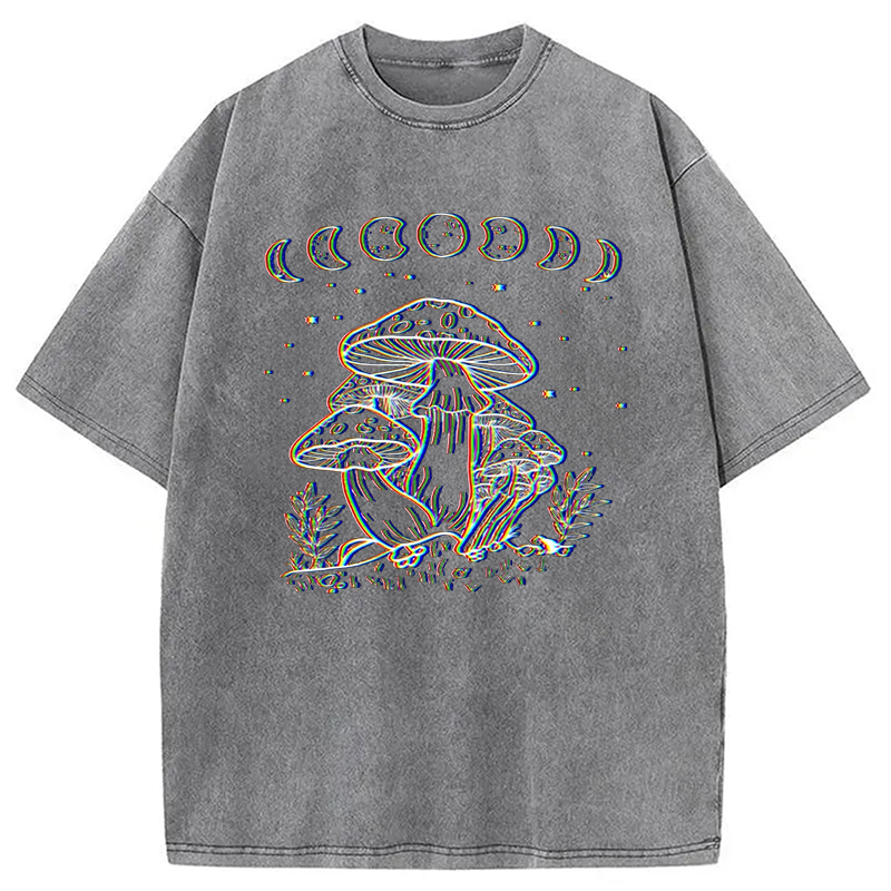 Modecanvas Xeno Mycelium DTG Printing Washed T-Shirt-modecanvas