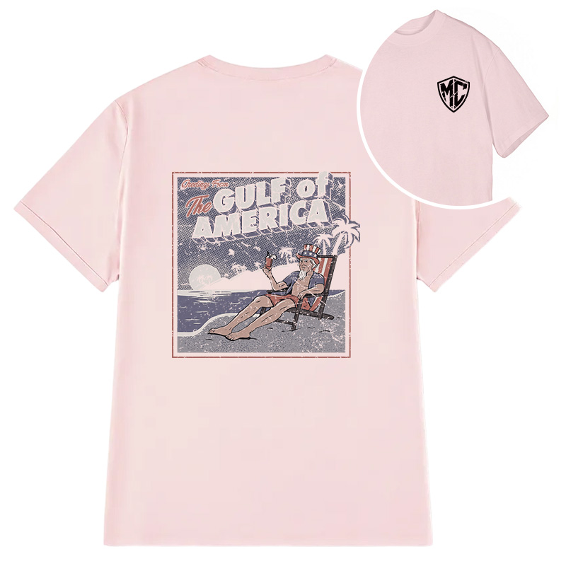 Modecanvas Greetings From The Gulf Of America DTG Printing Back Classic T-Shirt