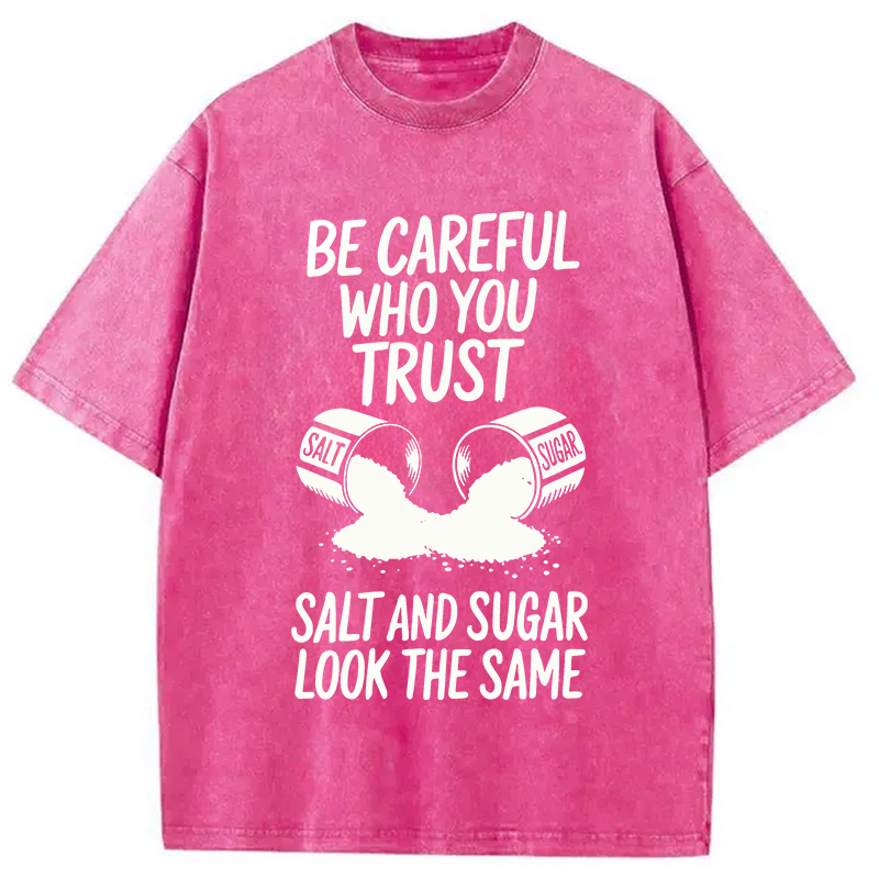 Modecanvas Be Careful DTG Printing Washed T-Shirt
