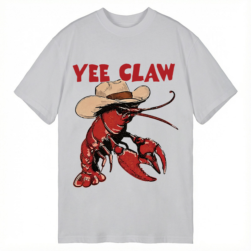 Modecanvas Lobster Cowboy DTG Printing Classic T-Shirt-modecanvas