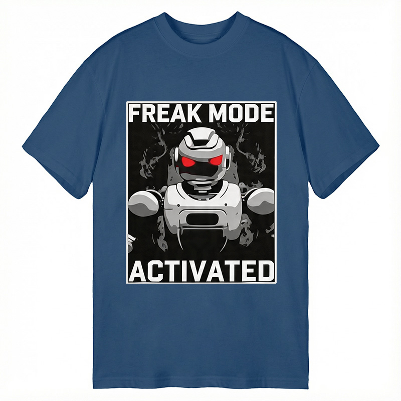 Modecanvas Freak Mode Activated DTG Printing Classic T-Shirt-modecanvas