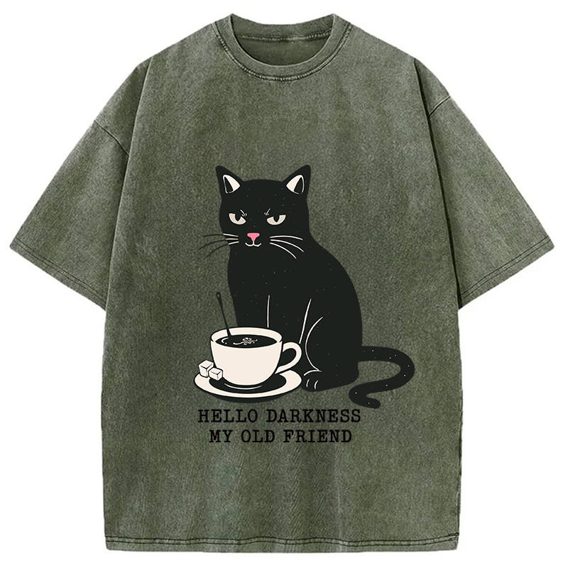 Modecanvas My Old Friend Washed T-Shirt