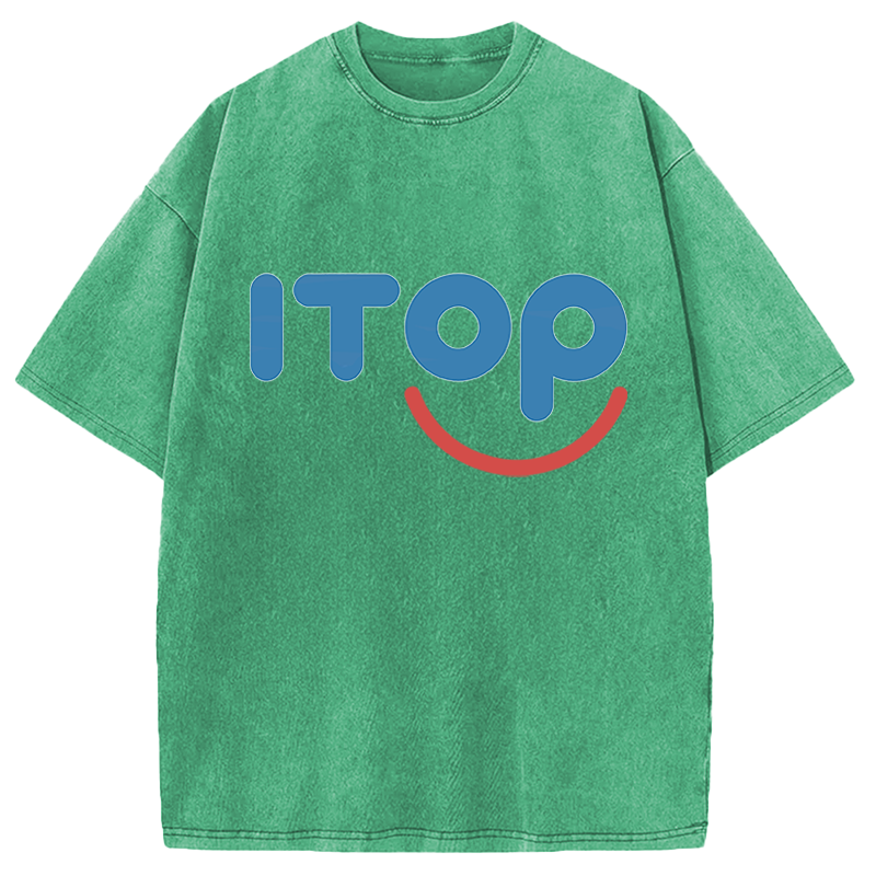 Modecanvas ITOP Parody Lesbian DTG Printing Washed T-Shirt