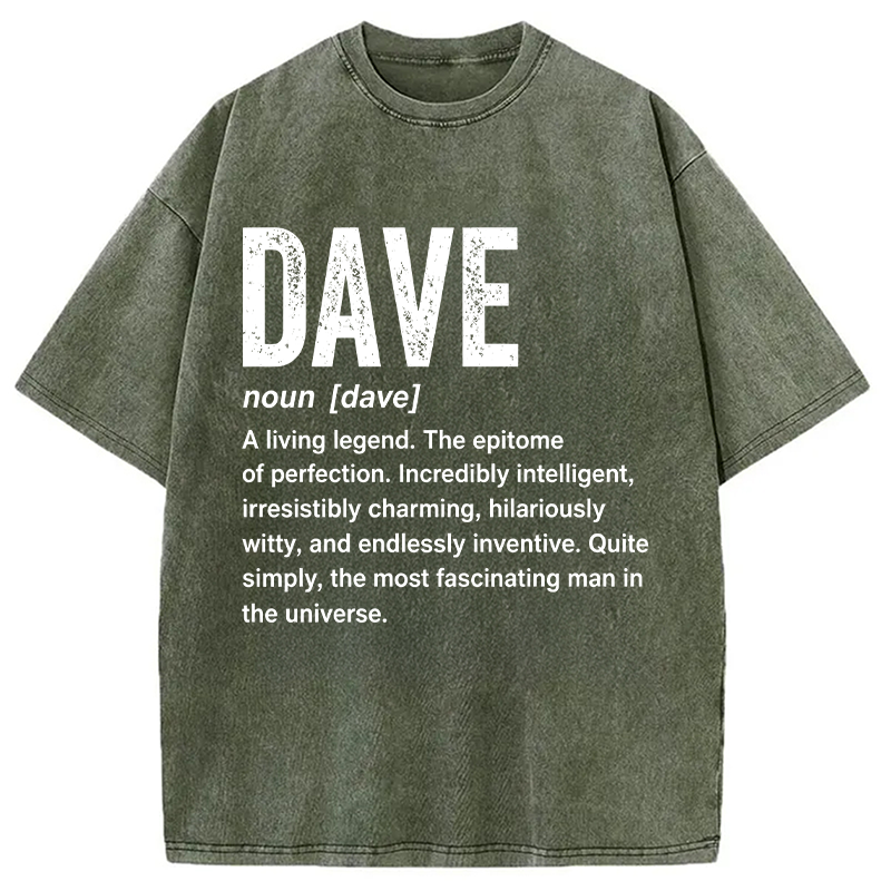 Modecanvas Dave Definition DTG Printing Washed T-Shirt