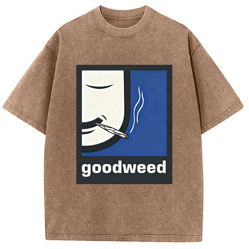 Modecanvas Goodweed DTG Printing Washed T-Shirt