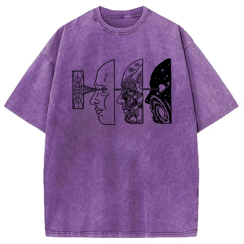 Modecanvas Reality Is Manipulated By Thought Washed T-Shirt
