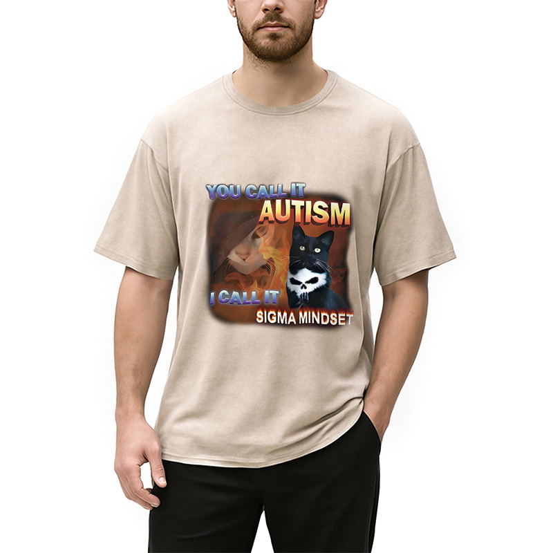 Modecanvas You Call It Autism Funny Washed T-Shirt
