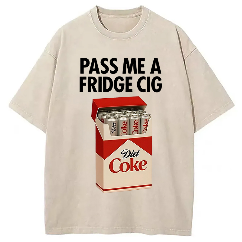 Modecanvas I Need A Diet Cola Washed T-Shirt For Sale