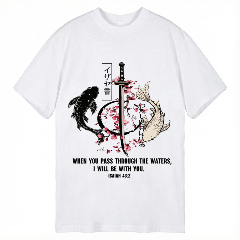 Modecanvas I Will Be With You DTG Printing Classic T-Shirt-modecanvas