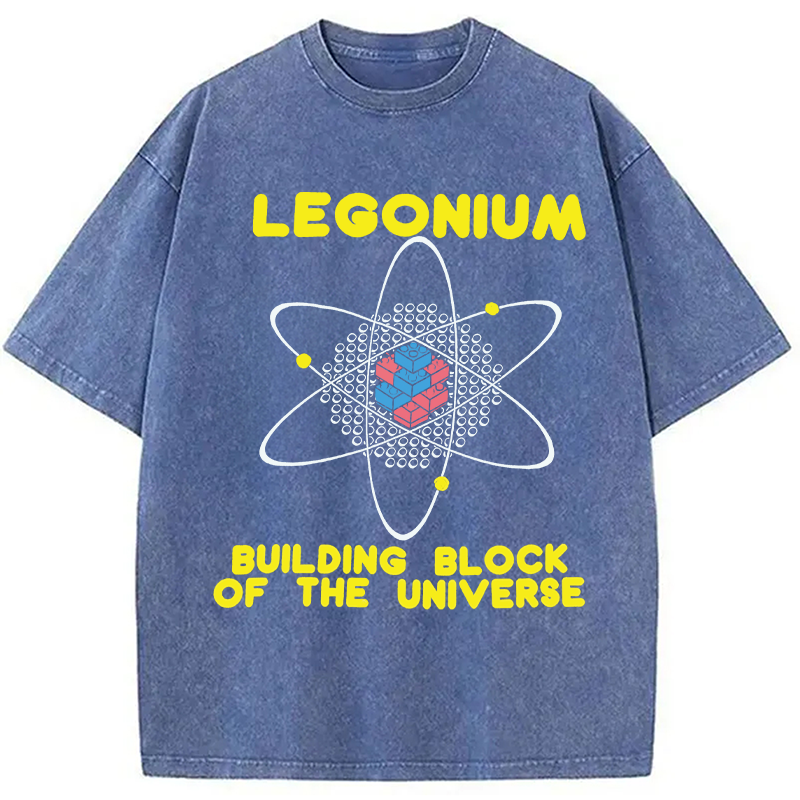 Modecanvas Legonium DTG Printing Washed T-Shirt