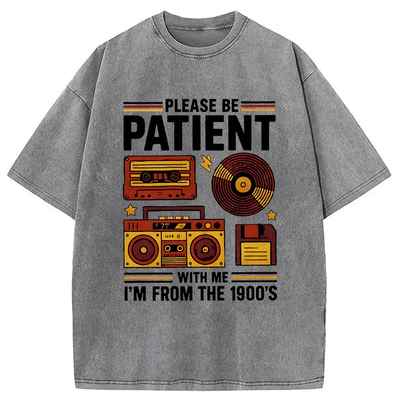 Modecanvas 90s Retro Stuff Washed T-Shirt