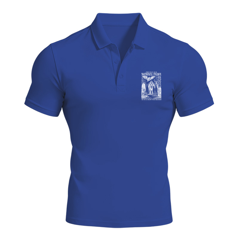 Modecanvas Mothman Protect Our Parks Polo Shirt