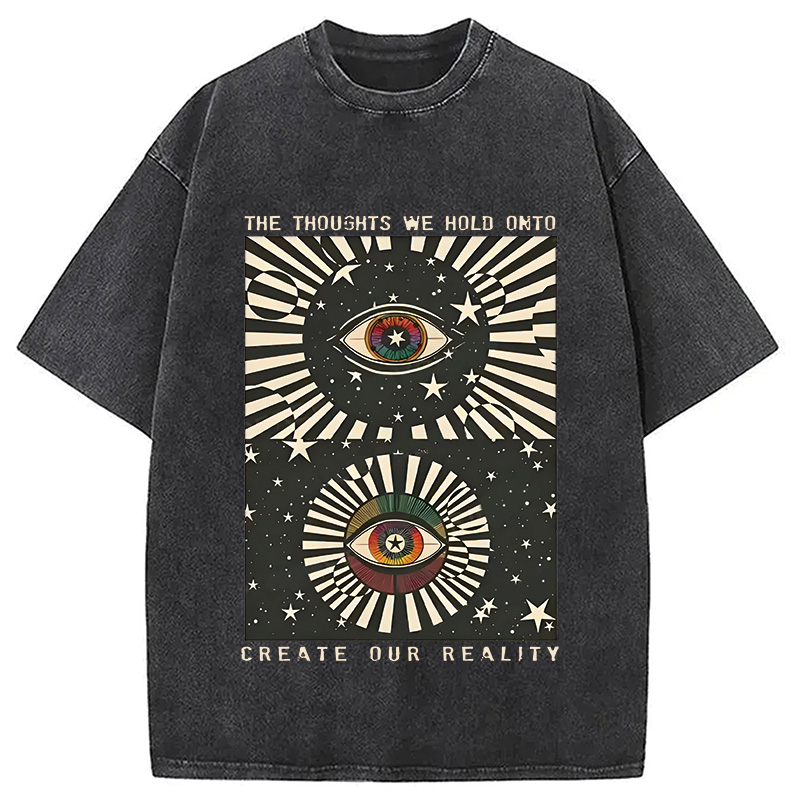 Modecanvas Create Our Reality Washed T-Shirt