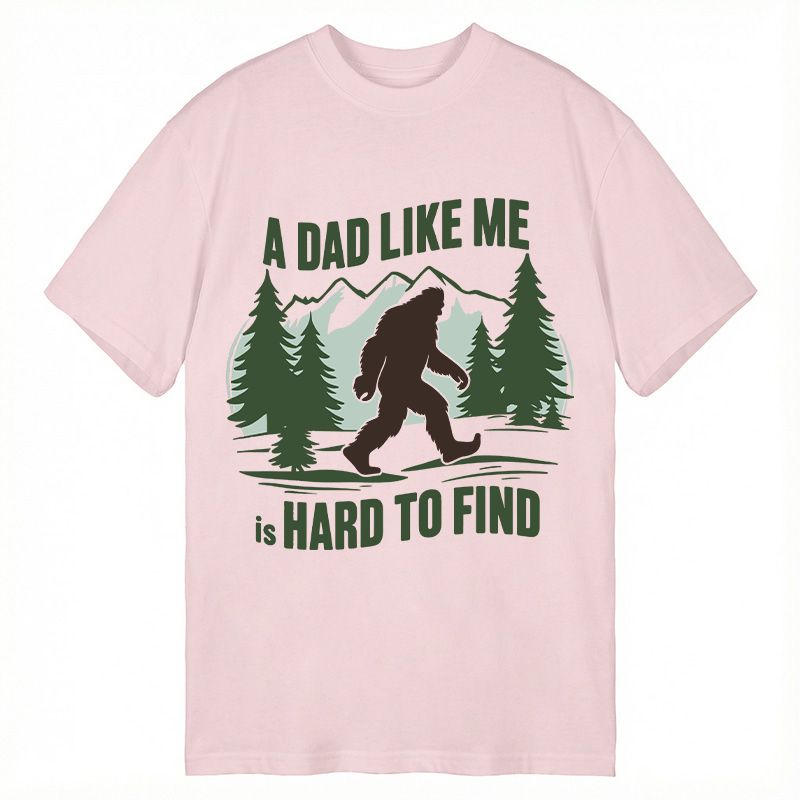 Modecanvas Retro Funny Bigfoot Dad DTG Printing Classic T-Shirt-modecanvas
