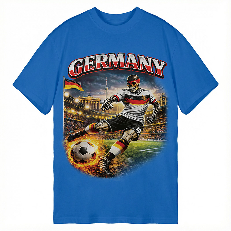 Modecanvas Germany Soccer Vintage DTG Printing Classic T-Shirt-modecanvas