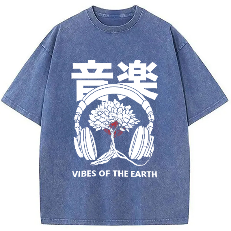Modecanvas Music DJ Hip Hop Washed T-Shirt