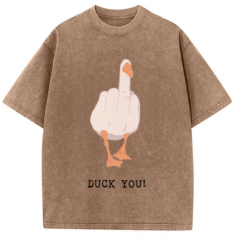 Modecanvas Duck You Washed T-Shirt