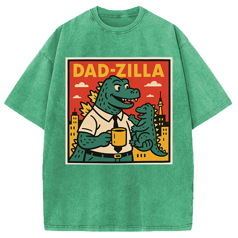 Modecanvas Dadzilla DTG Printing Washed T-Shirt