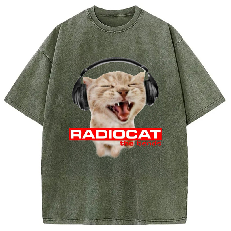 Modecanvas Radiocat The Bends Washed T-Shirt