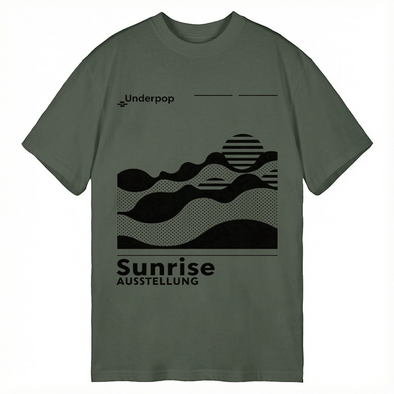 Modecanvas Sunrise DTG Printing Classic T-Shirt-modecanvas