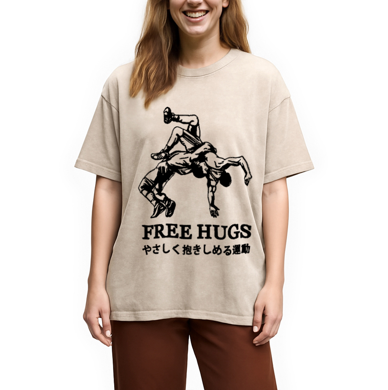 Modecanvas Interesting Jiu-Jitsu Washed T-Shirt