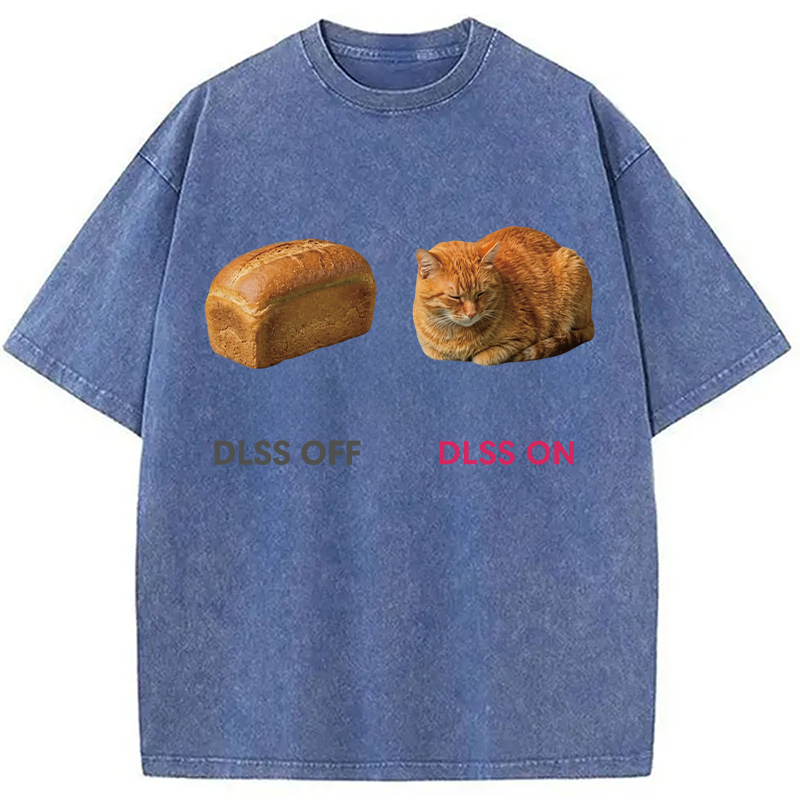 Modecanvas DLSS On Catloaf DTG Printing Washed T-Shirt