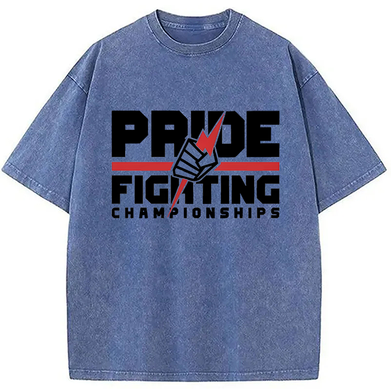 Modecanvas Fighting Competition Washed T-Shirt