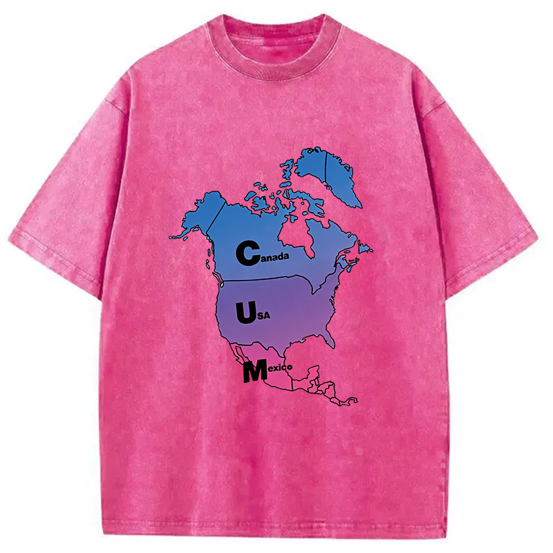 Modecanvas Canada USA Mexico DTG Printing Washed T-Shirt