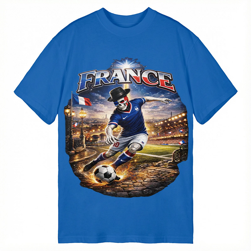Modecanvas France Soccer DTG Printing Classic T-Shirt-modecanvas