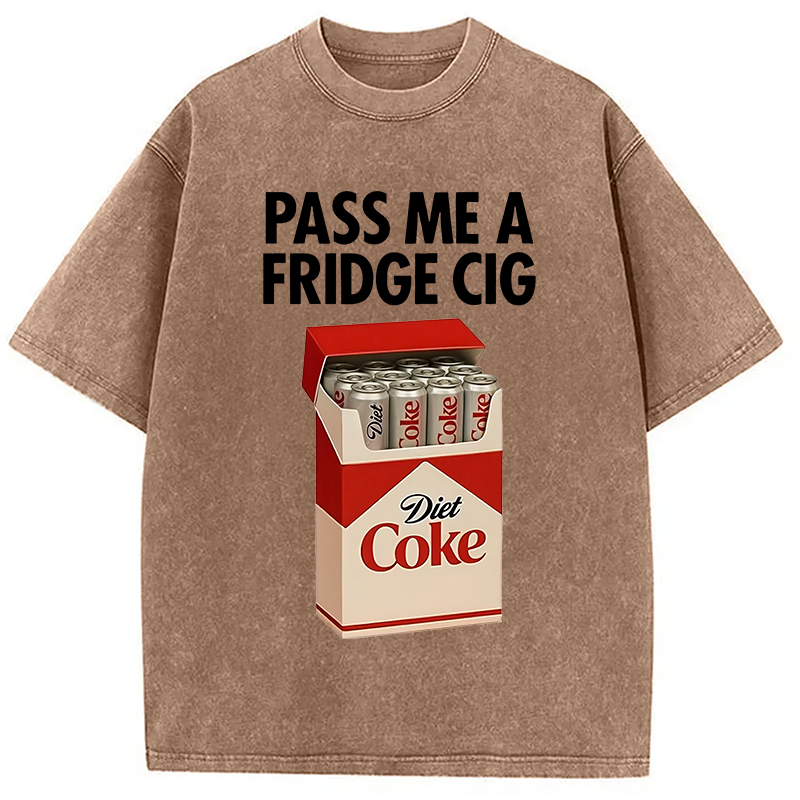 Modecanvas I Need A Diet Cola Washed T-Shirt For Sale